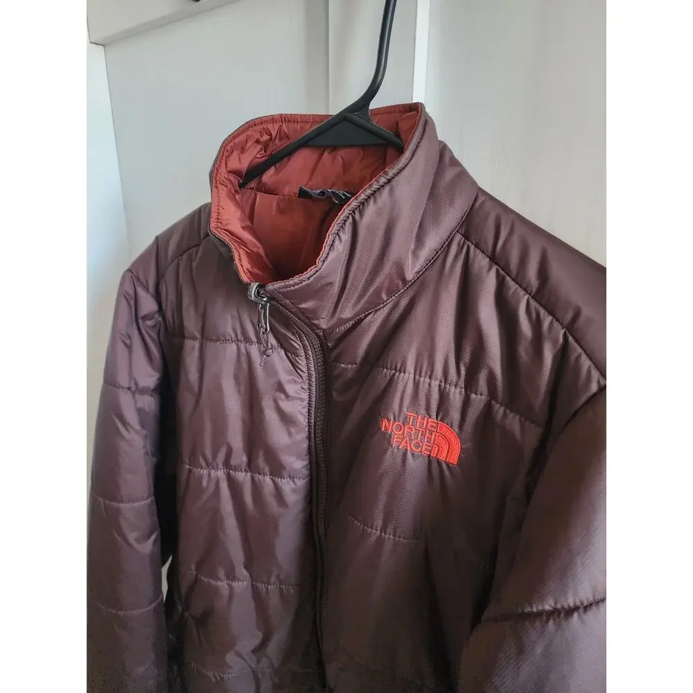 The North Face Jacket Men Medium Rust Triclimate Zip Insulated Puffer 3 in‎ 1